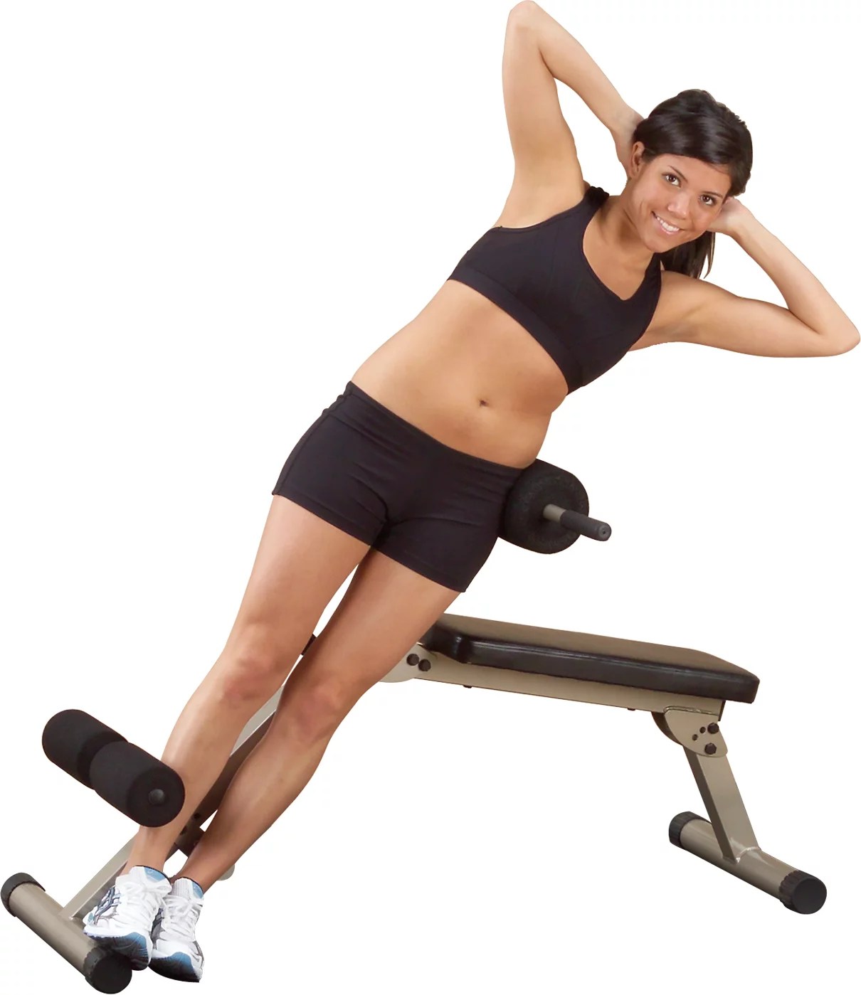 BodySolid Best Fitness Ab Board Hyperextension Bench Academy