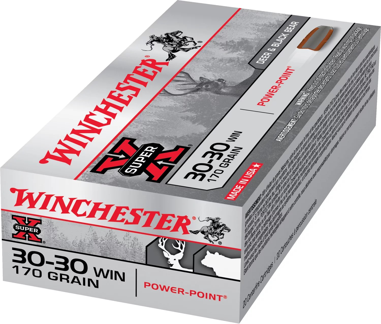 Winchester SuperX PowerPoint .3030 Winchester 170Grain Rifle