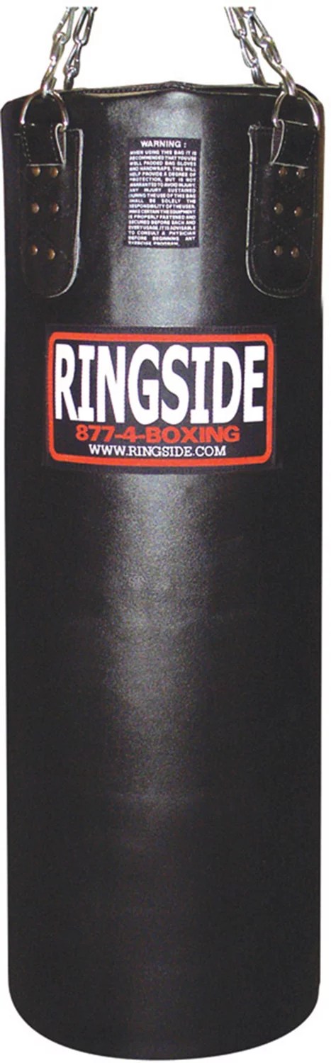 Ringside 65 lb. Filled Leather Heavy Bag Academy