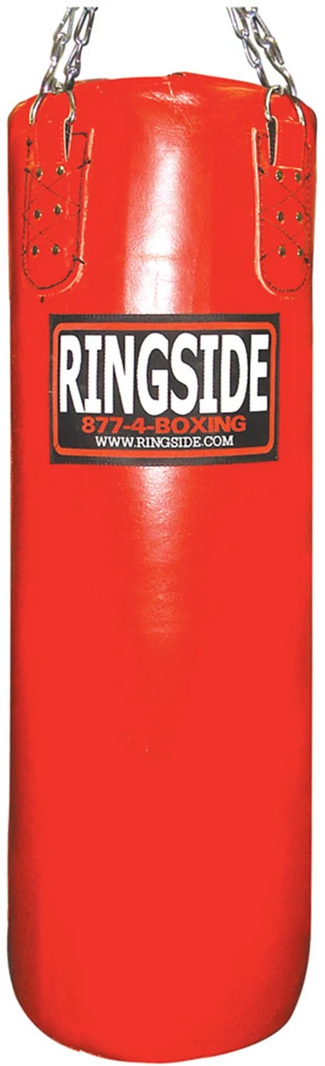 Ringside 65 lb. Filled Leather Heavy Bag Academy