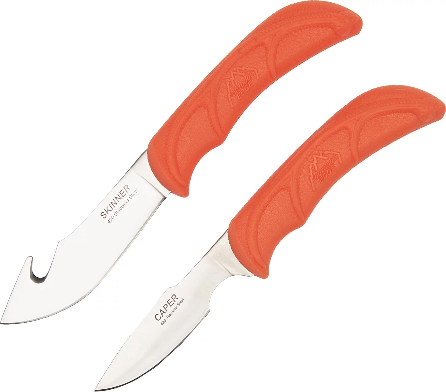 Outdoor Edge Wild Pair Caper and Skinner Knife Combo Academy