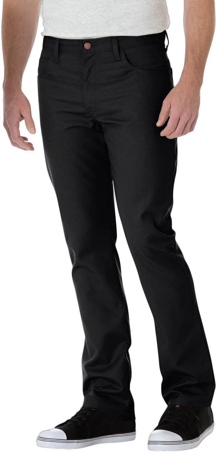 Dickies Men's Slim Fit Straight Leg 5Pocket Twill Work Pant Academy