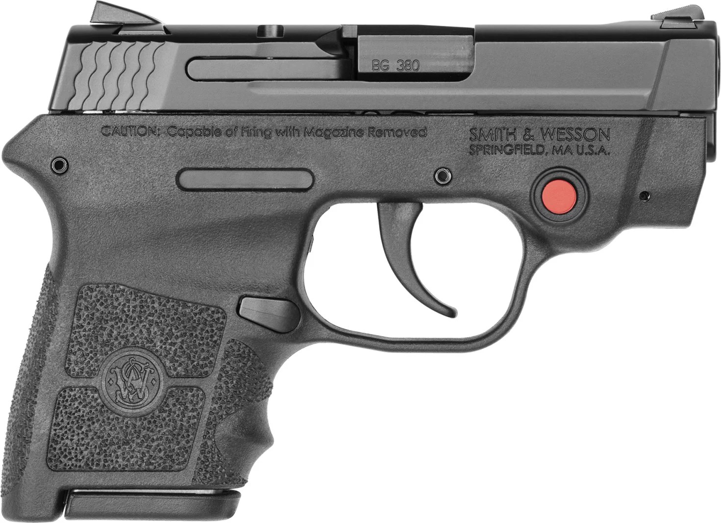 Smith & Wesson M&P Bodyguard Crimson Trace RED Laser 380 ACP Sub