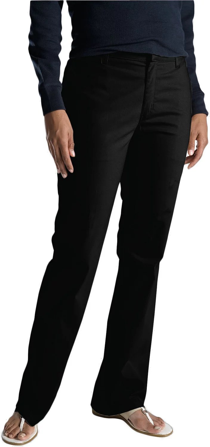 Dickies Women's Slim Fit Boot Cut Stretch Twill Pants Academy
