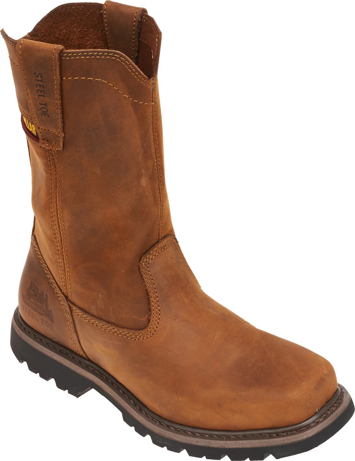 Cat Footwear Men's EH Steel Toe Wellington Work Boots Academy