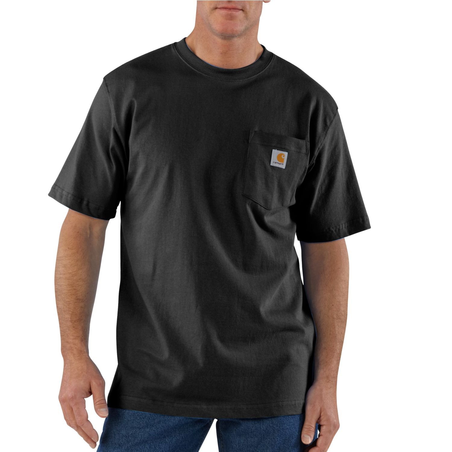 Carhartt Men's K87 Short Sleeve Workwear Pocket Tshirt Academy
