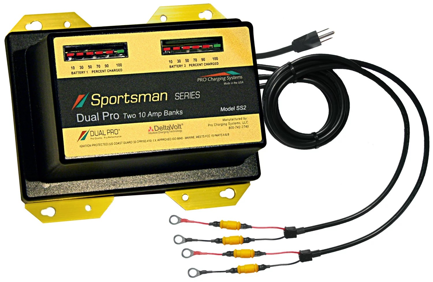 Dual Pro Sportsman Series 2Bank Battery Charger Academy