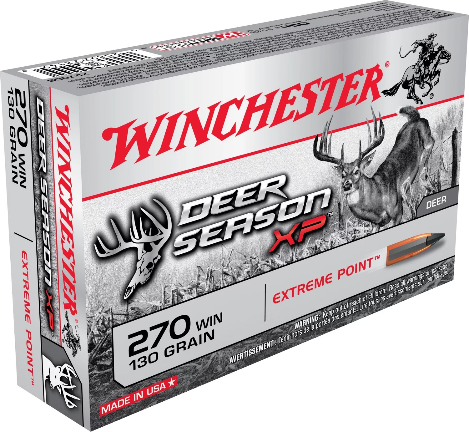 Winchester Deer Season XP .270 Winchester 130Grain Rifle Ammunition