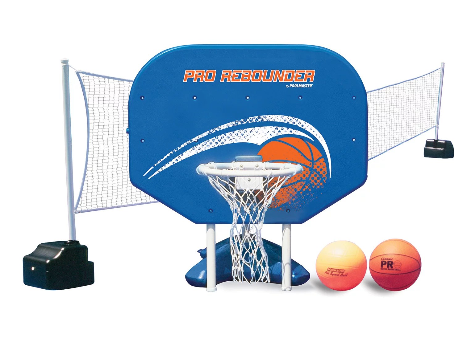 Poolmaster® Pro Rebounder Poolside Basketball/Volleyball Game Combo