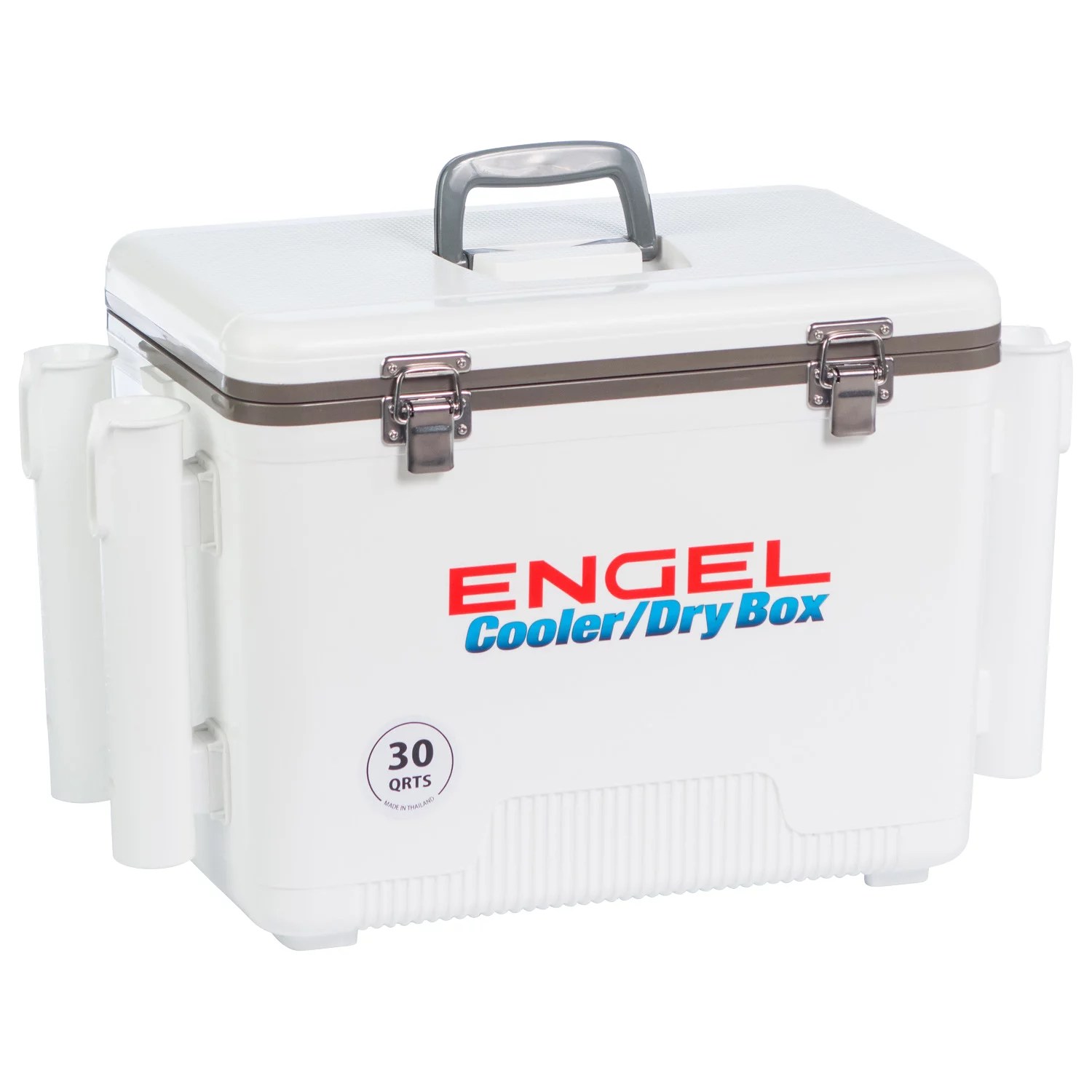 Engel 30 qt Cooler/Dry Box with Rod Holders Academy