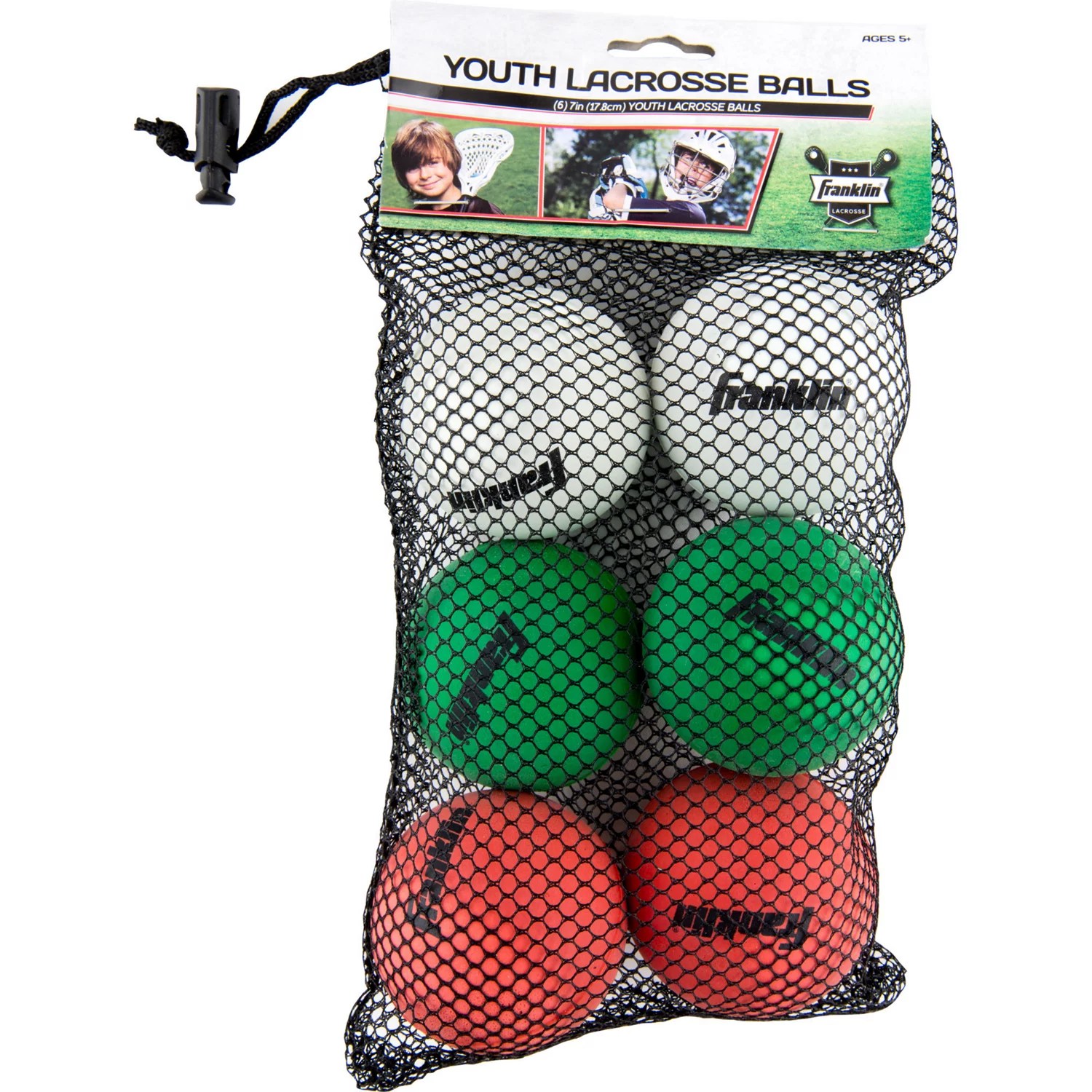 Franklin Mini Lacrosse Balls 6Pack Academy
