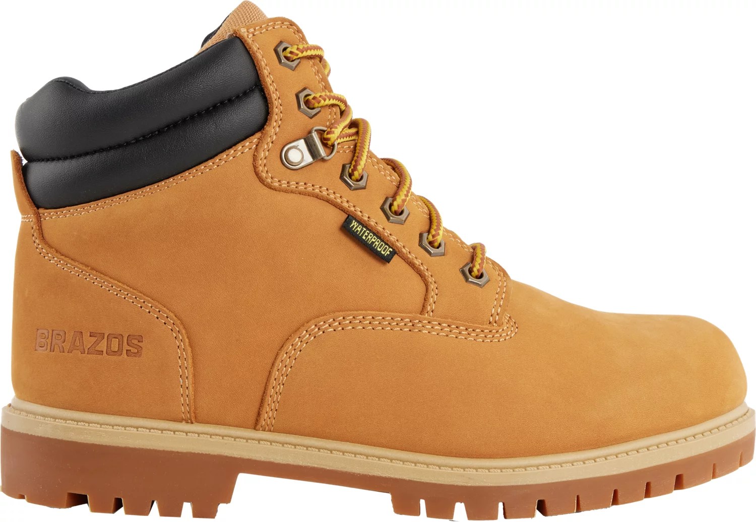 Brazos Men's Waterproof Nubuck Work Boots Academy