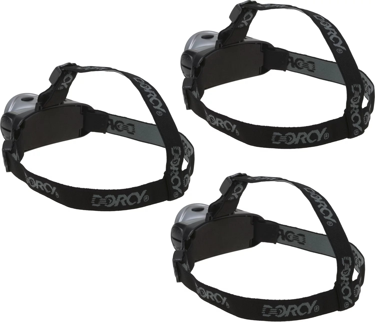 Dorcy LED Headlamps 3pack Academy