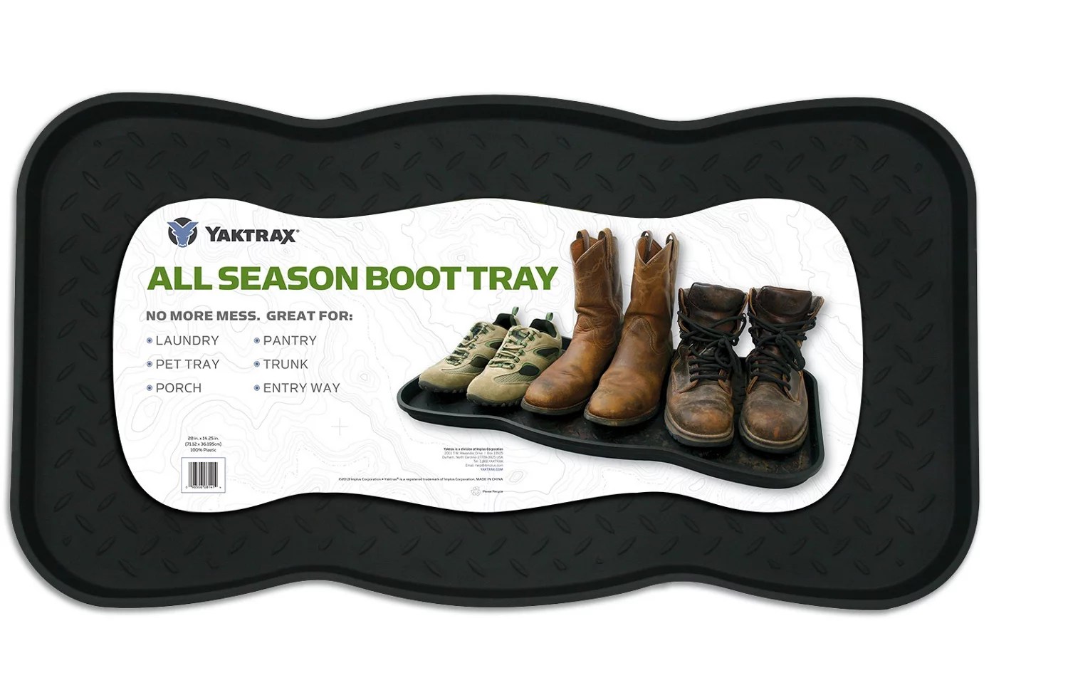Yaktrax Boot Tray Academy