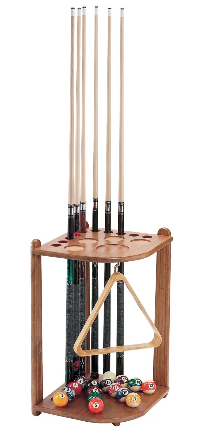 GLD 10Cue Billiard Cue Corner Rack Academy