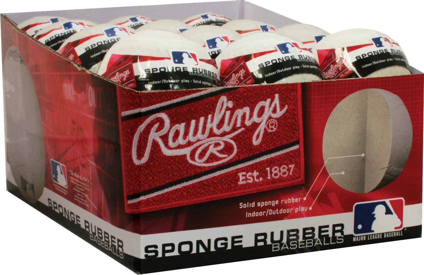Rawlings Sponge Rubber Baseballs 2Pack Academy