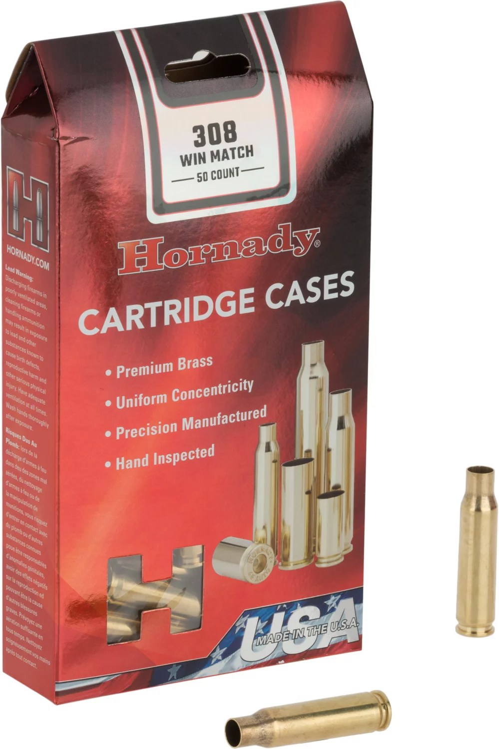 Hornady .308 Winchester Match™ Unprimed Cases Academy