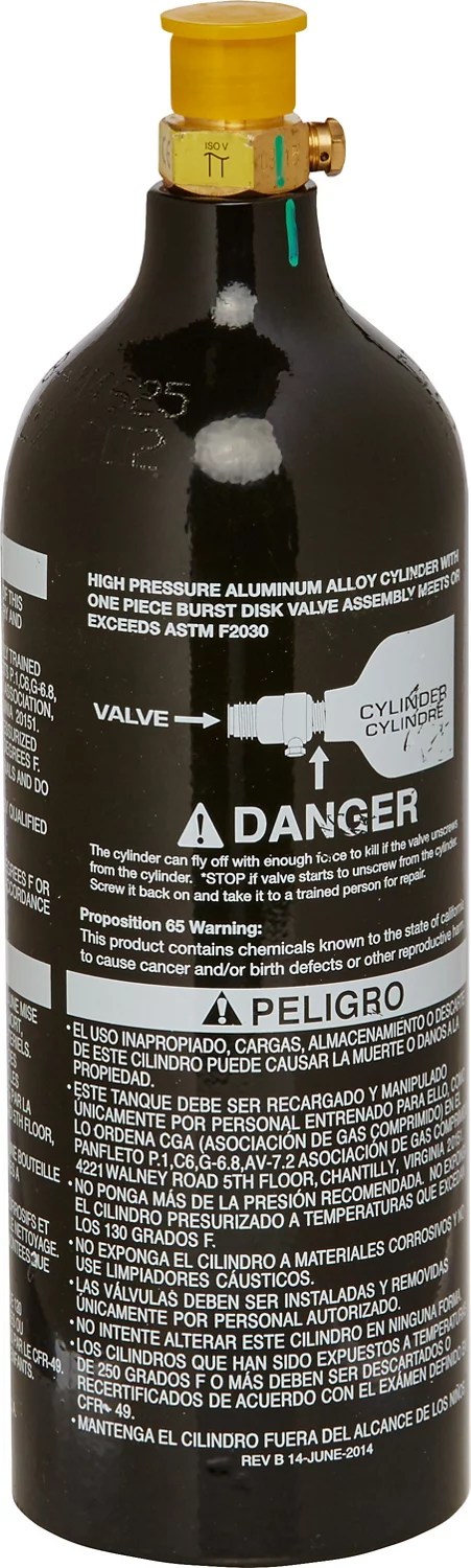 Tippmann 20 oz. CO2 Tank Free Shipping at Academy