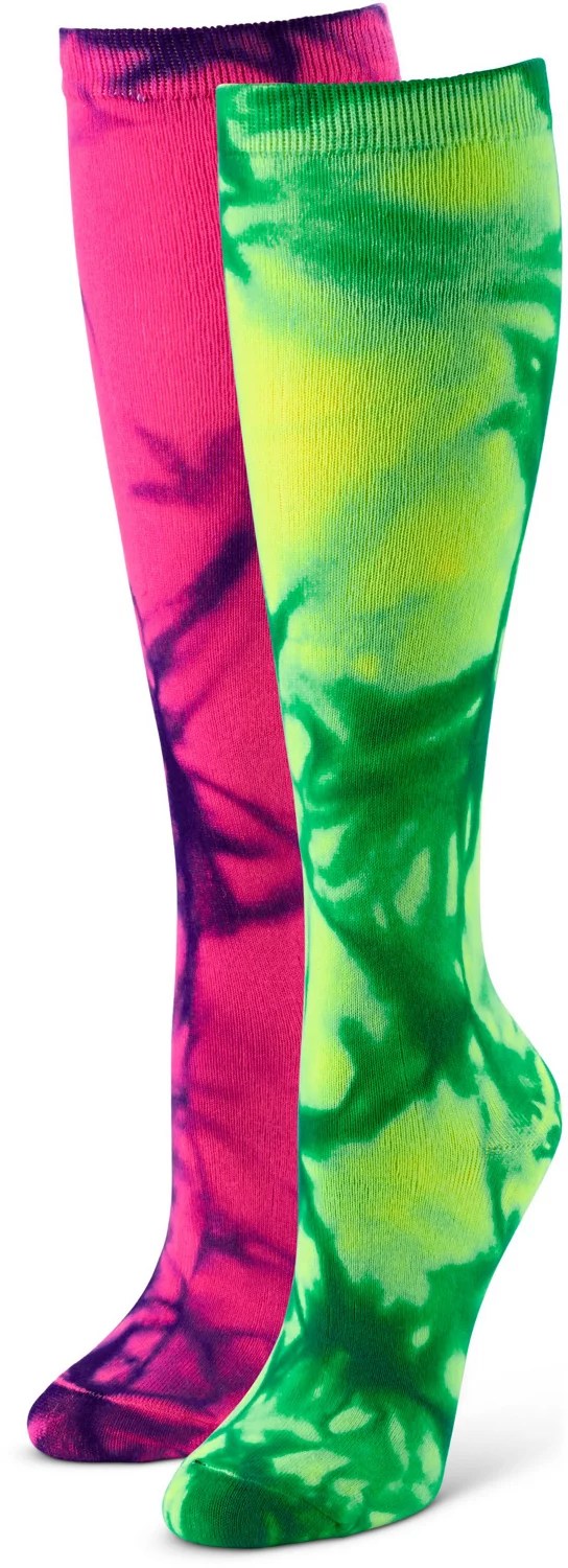 Sof Sole Allsport Team KneeHigh TieDye Socks 2 Pack Academy