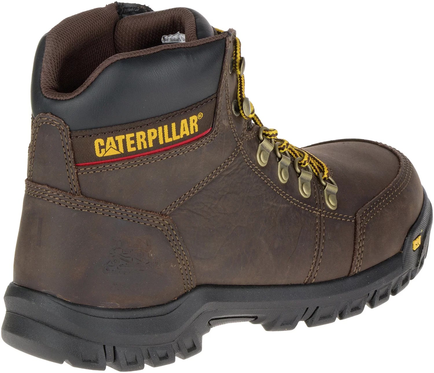 Cat Footwear Men's Outline EH Steel Toe Lace Up Work Boots Academy