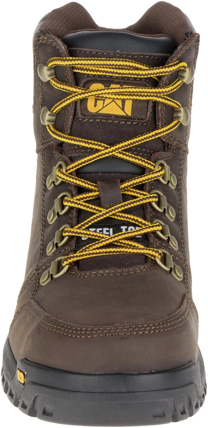Cat Footwear Men's Outline EH Steel Toe Lace Up Work Boots Academy