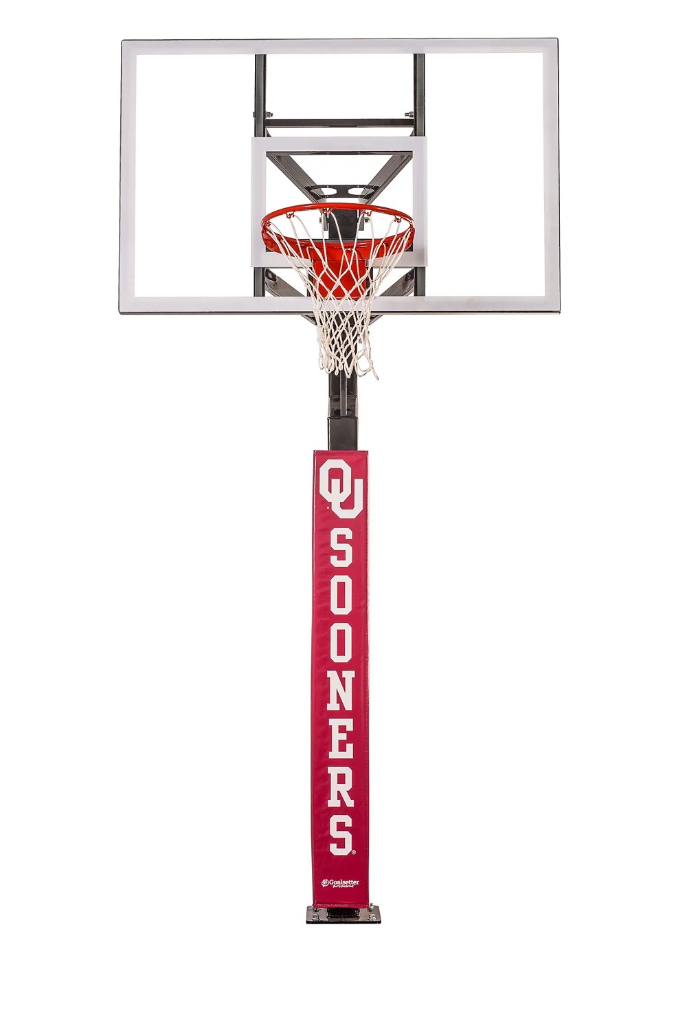 Goalsetter University of Oklahoma Basketball Hoop Pole Padding Academy