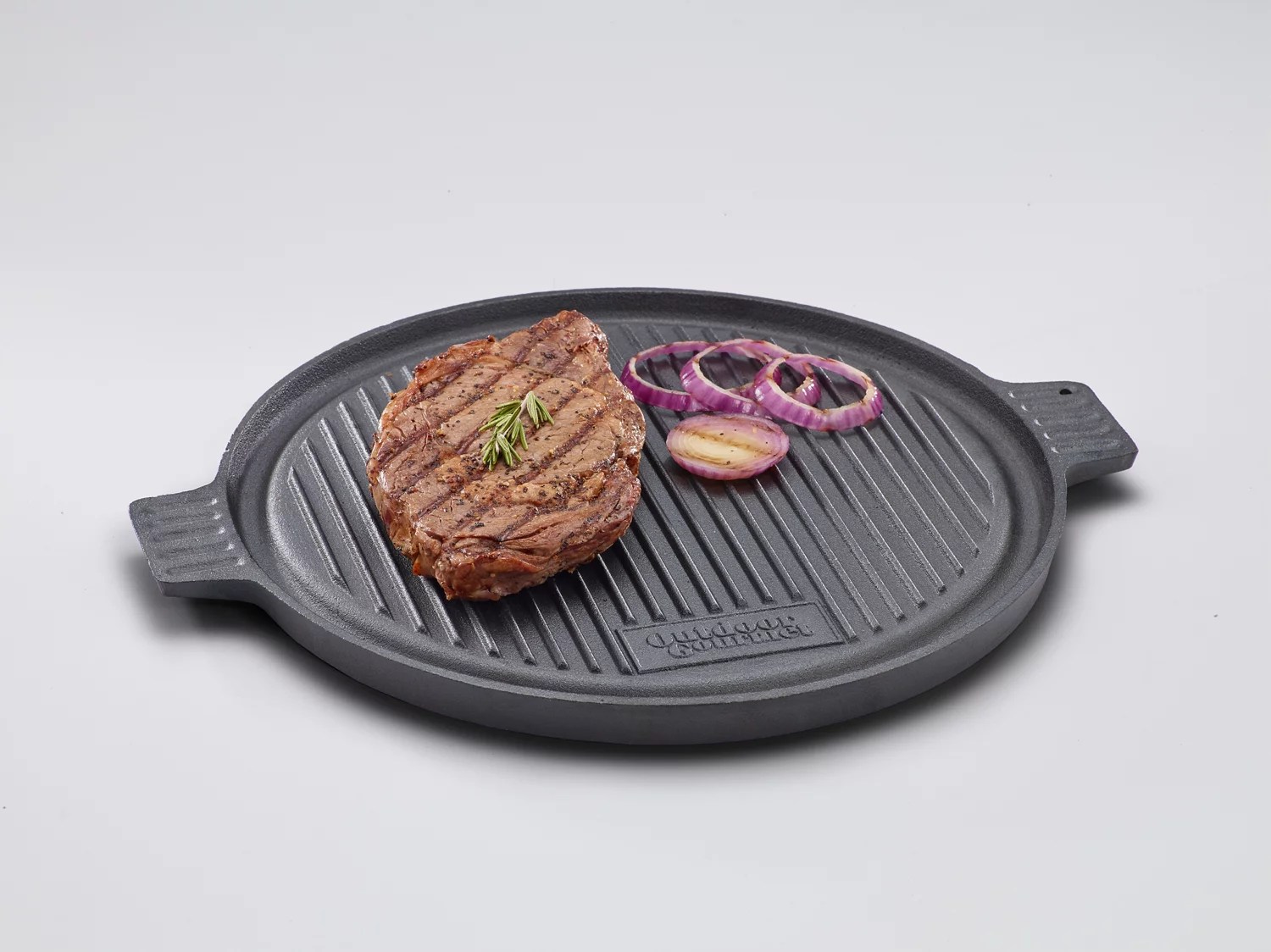 Outdoor Gourmet 14 in Preseasoned Round Griddle Academy