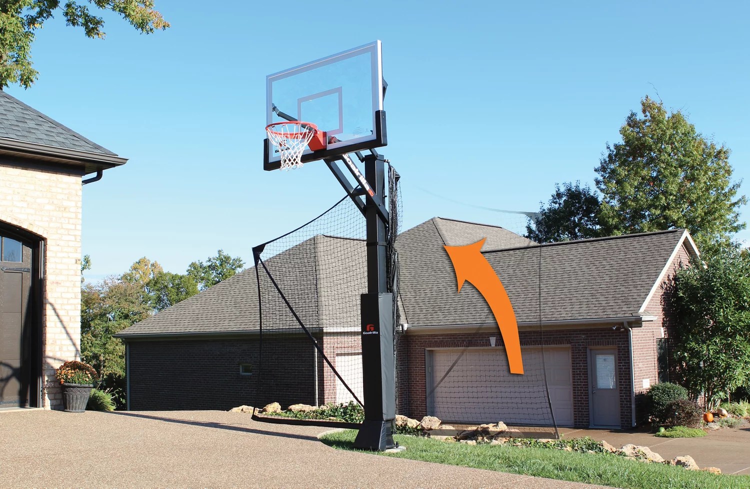 Goalrilla Basketball Hoop Yard Guard Academy