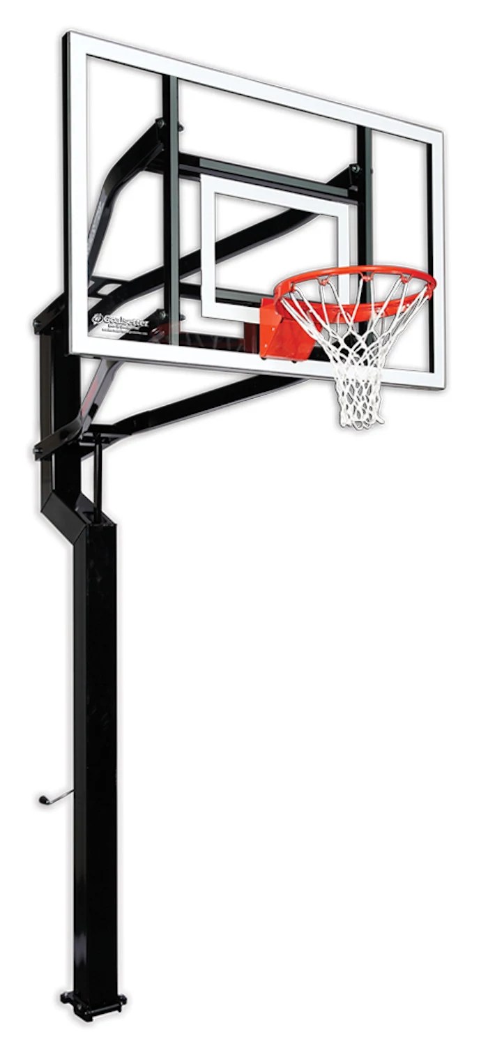 Goalsetter Captain 60 in Inground TemperedGlass Basketball Hoop Academy