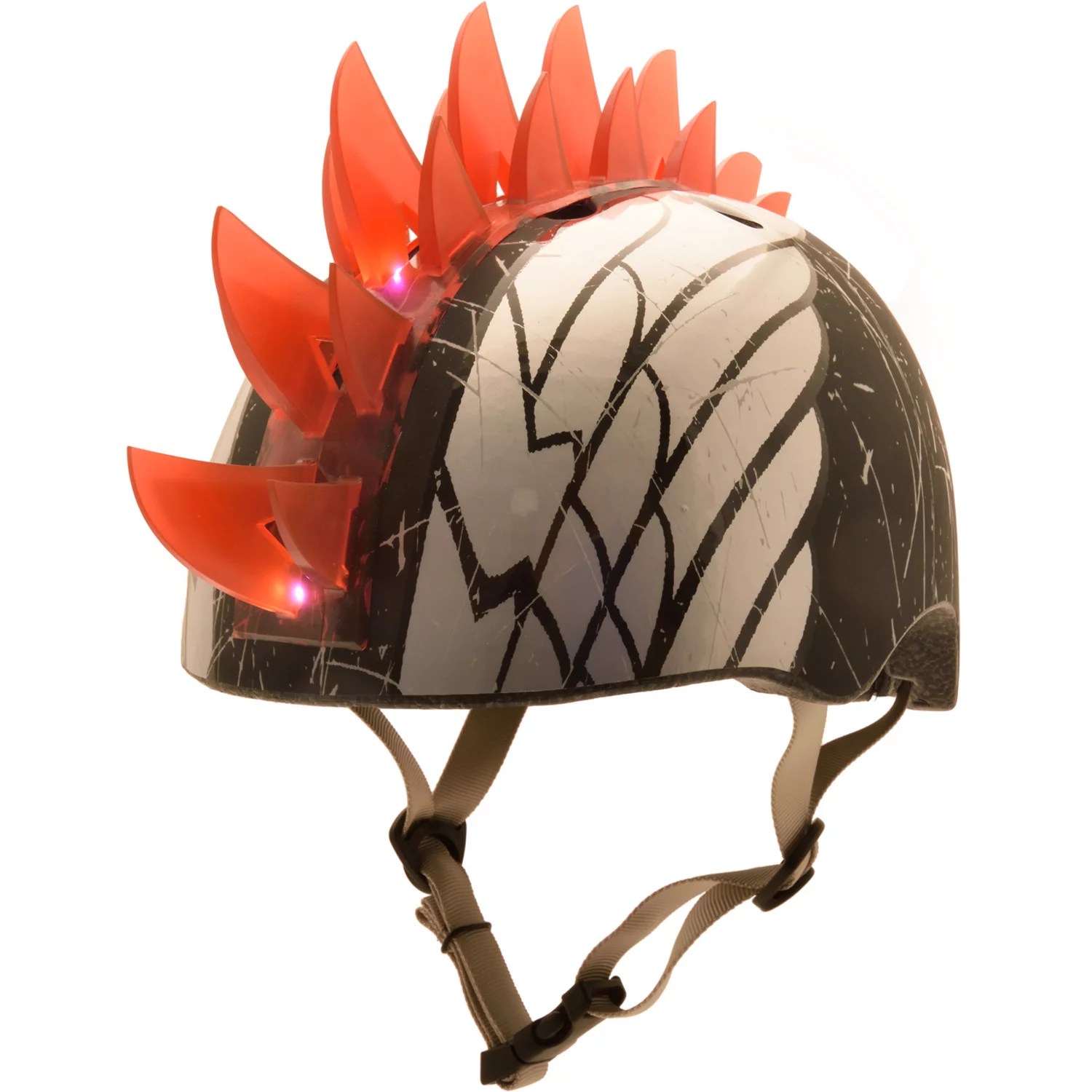 Raskullz Boys' Wings LED Mohawk Bike Helmet Academy