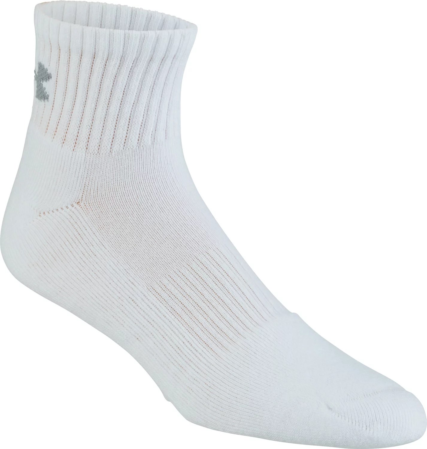 Under Armour Men's Charged Cotton 2.0 Quarter Socks 6 Pack Academy