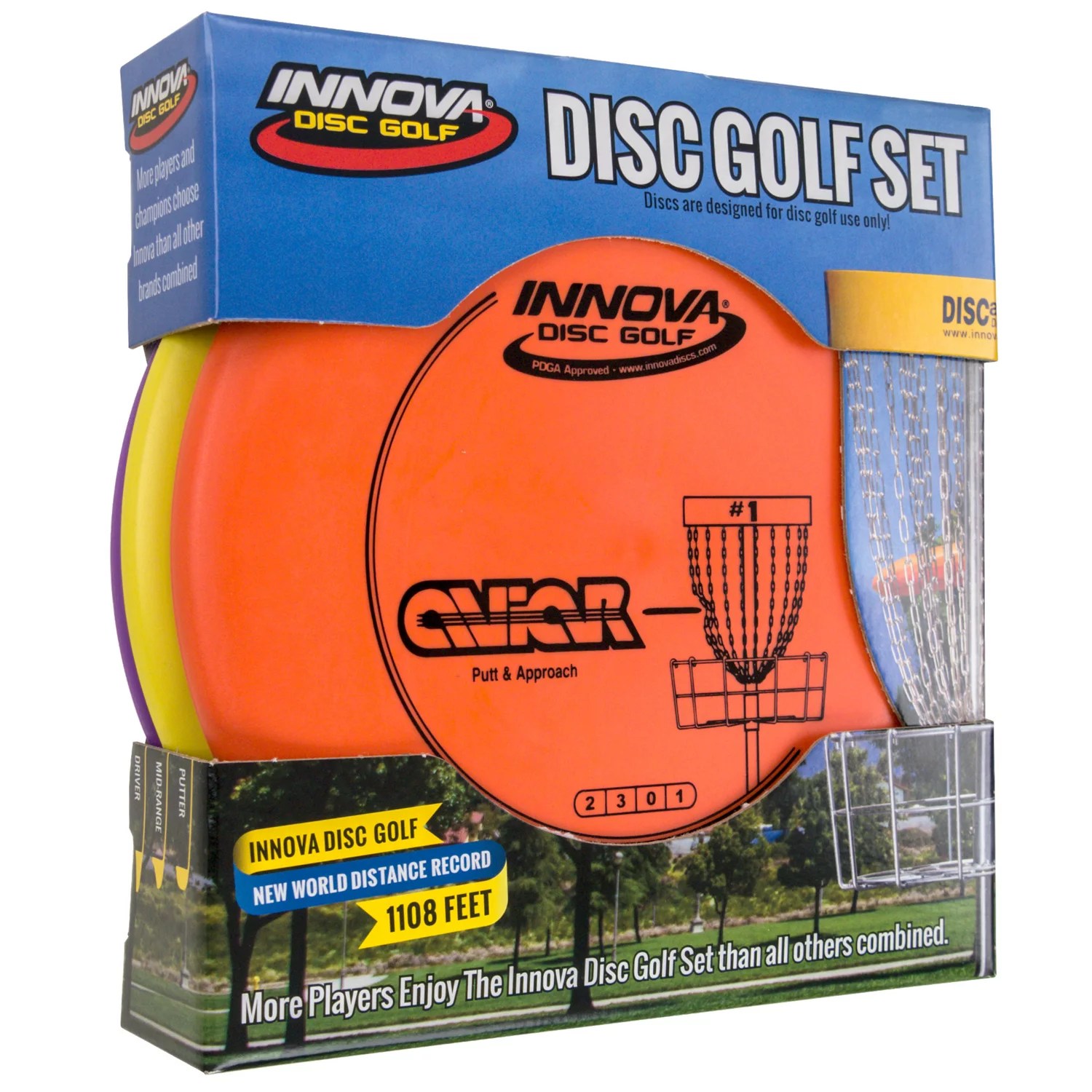 Innova Disc Golf DX Stack Pack 3Disc Disc Golf Set Academy