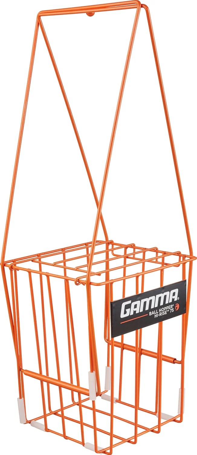 Gamma Ball Hopper HiRise 75Ball Tennis Basket Academy