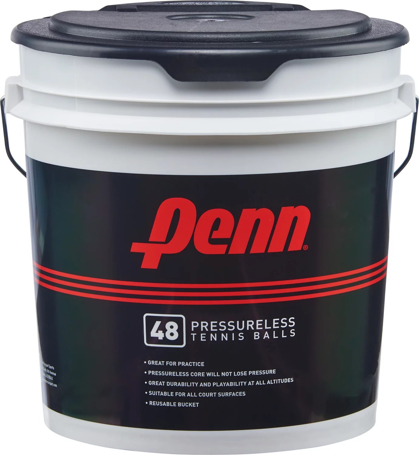 PENN® Pressureless Tennis Ball Bucket 48Pack Academy