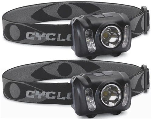 Cyclops 210Lumen Headlamps 2Pack Academy