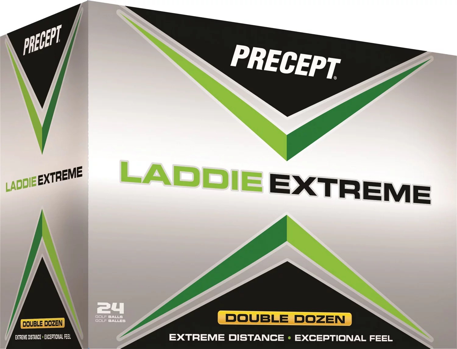Precept Laddie X Extreme Distance Golf Balls 24Pack Academy