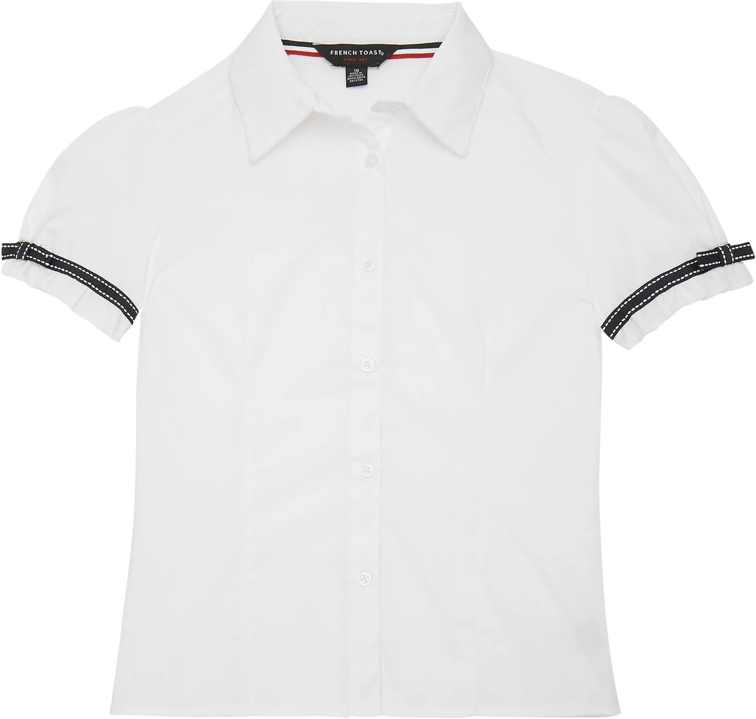 French Toast Toddler Girls' Ribbon Bow Blouse Academy