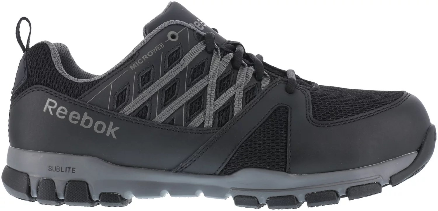 Reebok Men's Sublite Lace Up Work Shoes Academy