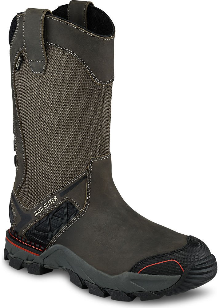 Irish Setter Men's 11 in Crosby EH Steel Toe Wellington Work Boots