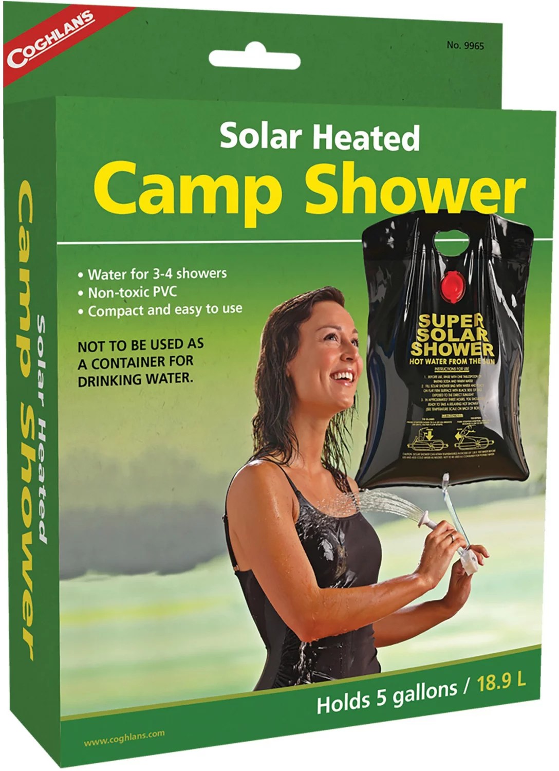 Coghlan's SolarHeated Camp Shower Academy