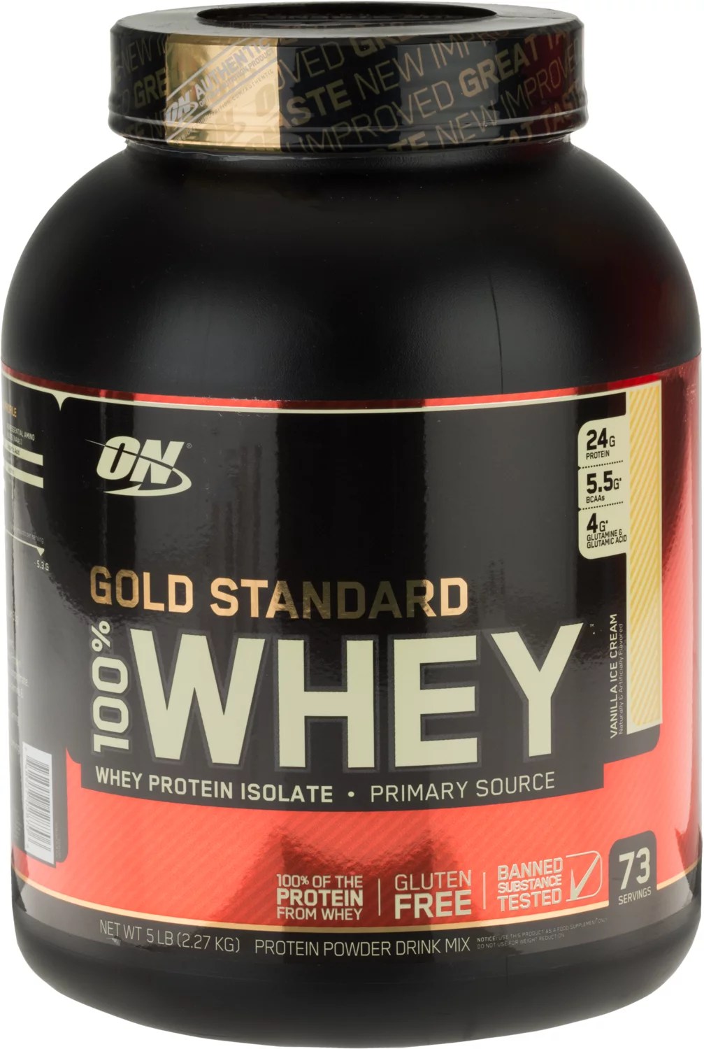 Optimum Nutrition Gold Standard 100 Percent Whey Protein Powder Academy