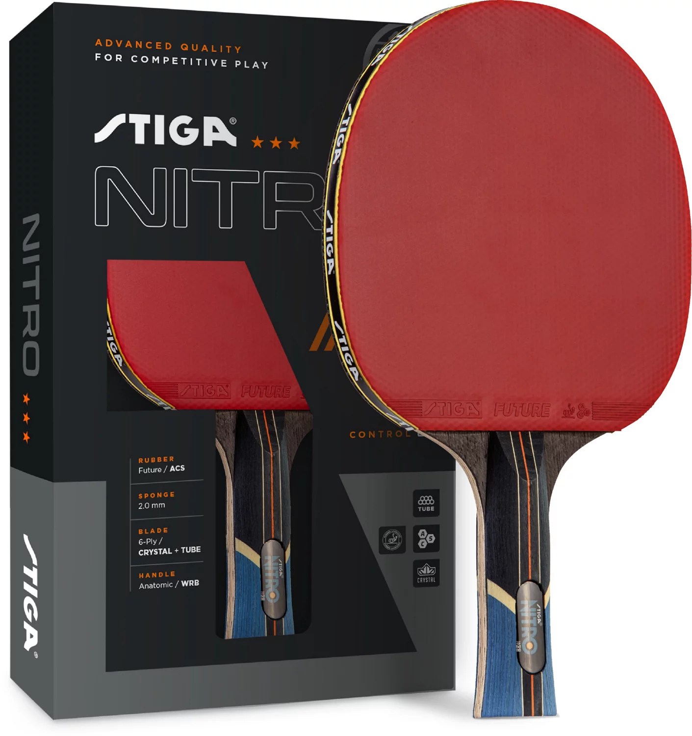 Stiga Nitro Table Tennis Racket Academy