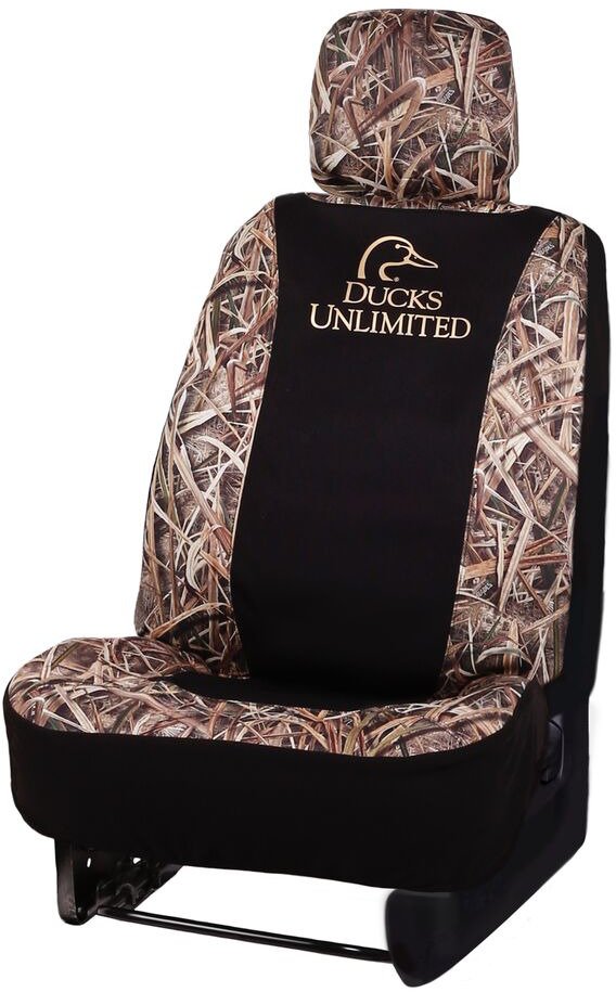 Ducks Unlimited Low Back Neoprene 2.0 Camo Seat Cover Academy