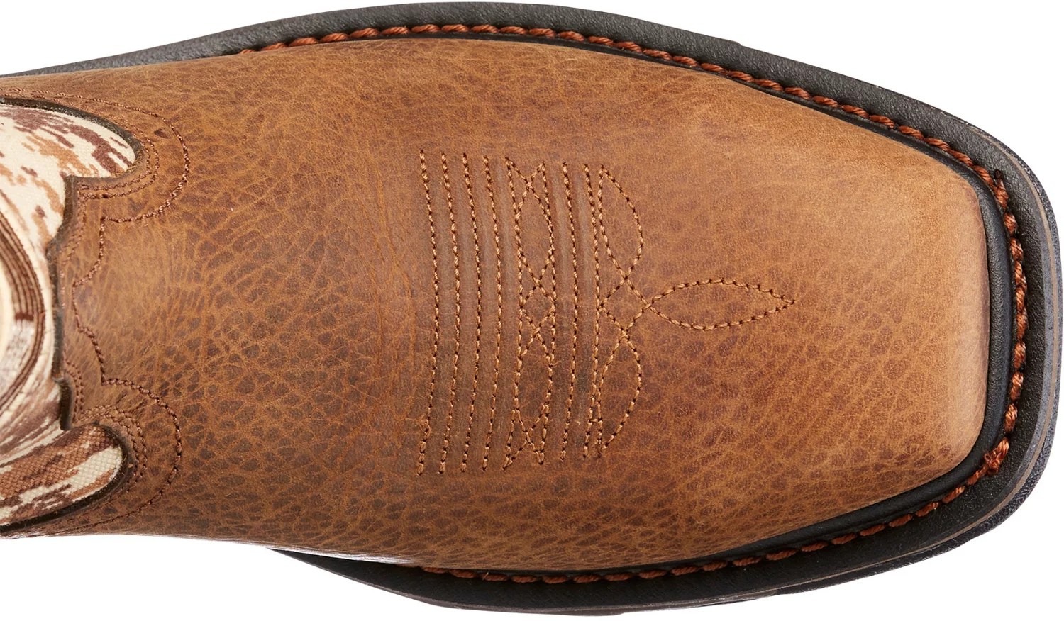 Ariat Men's WorkHog Patriot Camo Safety Toe Wellington Work Boots Academy