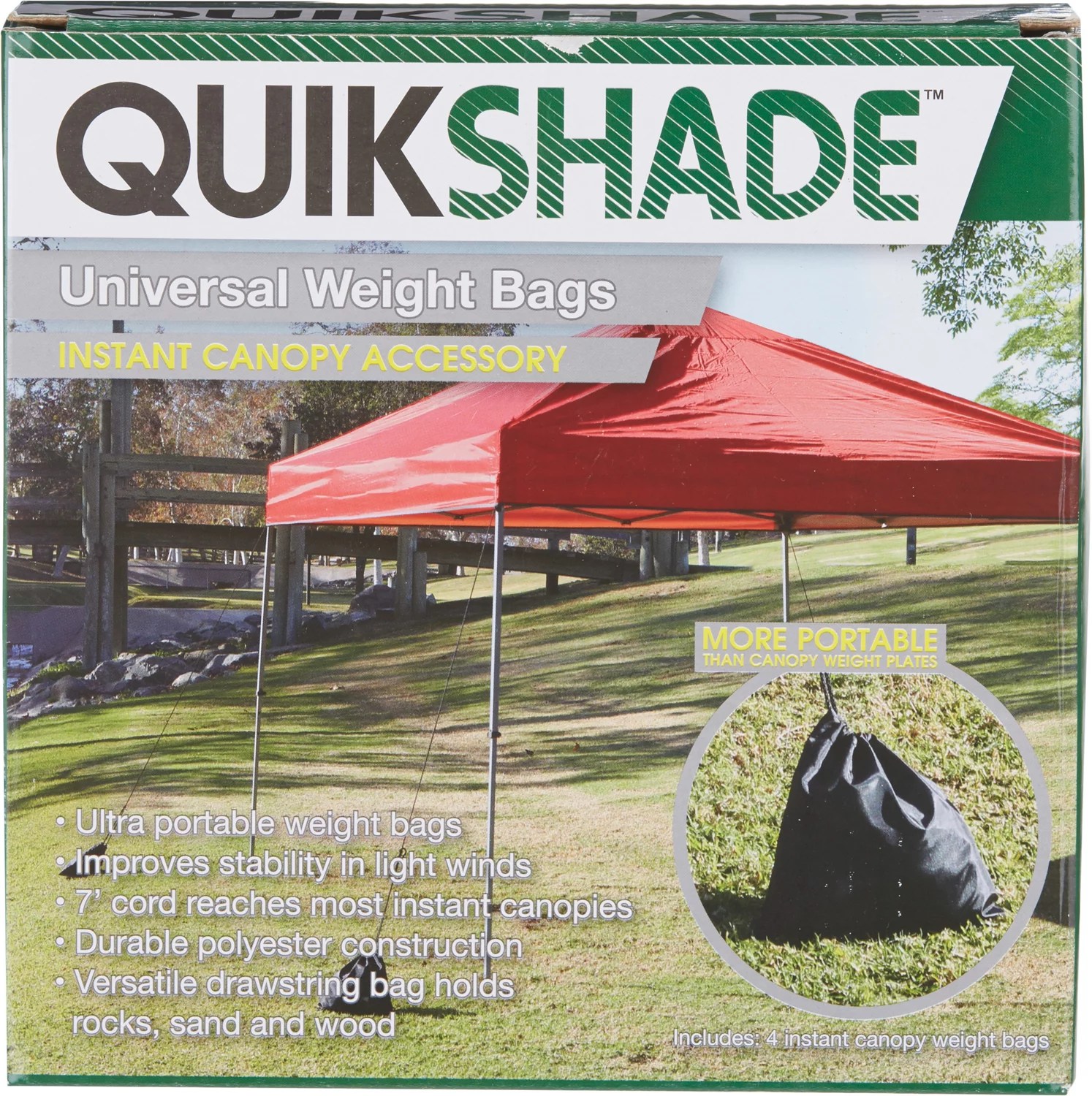 Quik Shade Canopy Weight Bags 4Pack Academy