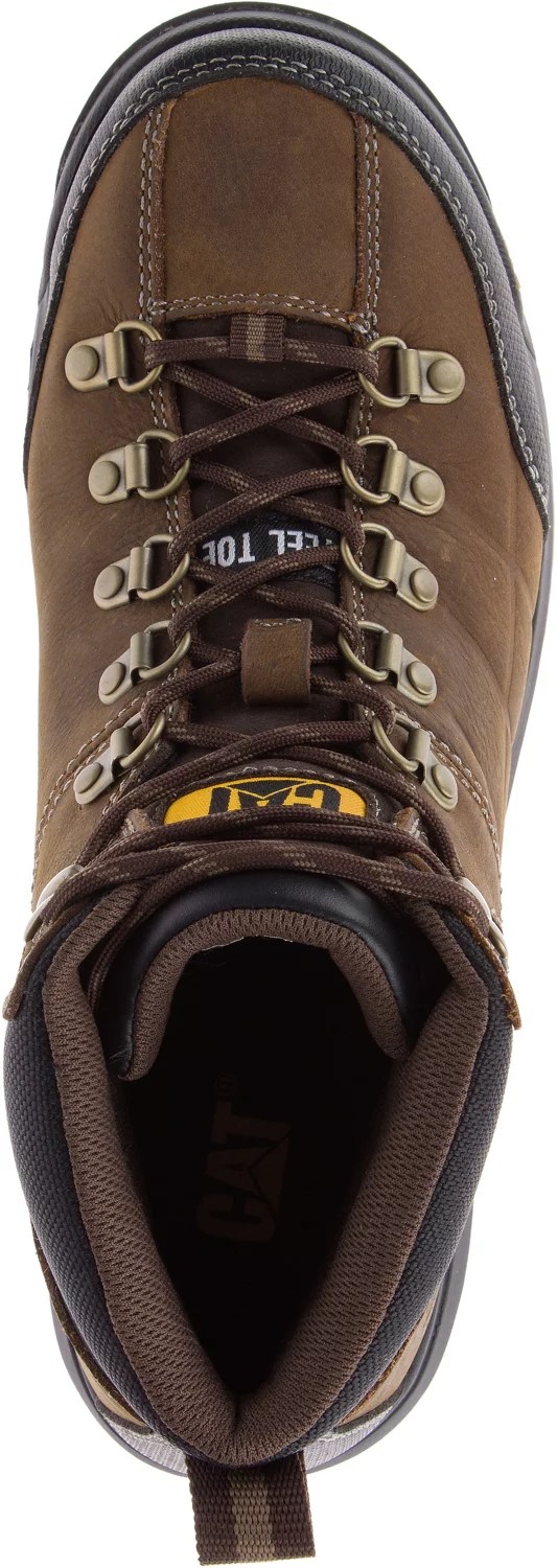 Cat Footwear Men's Threshold EH Steel Toe Lace Up Work Boots Academy