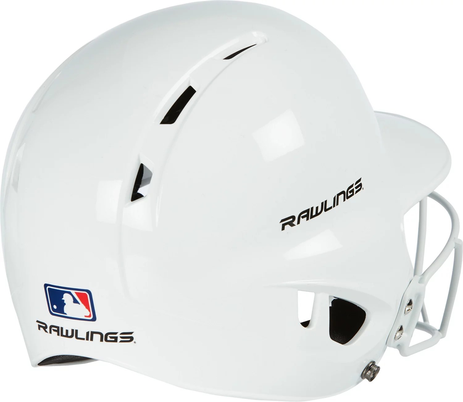 Rawlings Kids' MLBStyle Tball Batting Helmet with Face Guard Academy