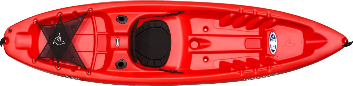 Pelican Challenger 100 10 ft Angler SitOnTop Fishing Kayak, 10' Academy