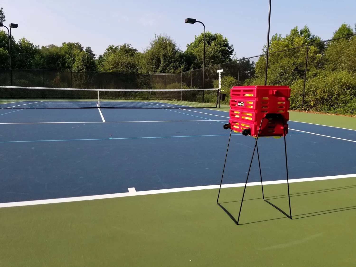 Tourna Ballport Deluxe Tennis Hopper with Wheels Academy