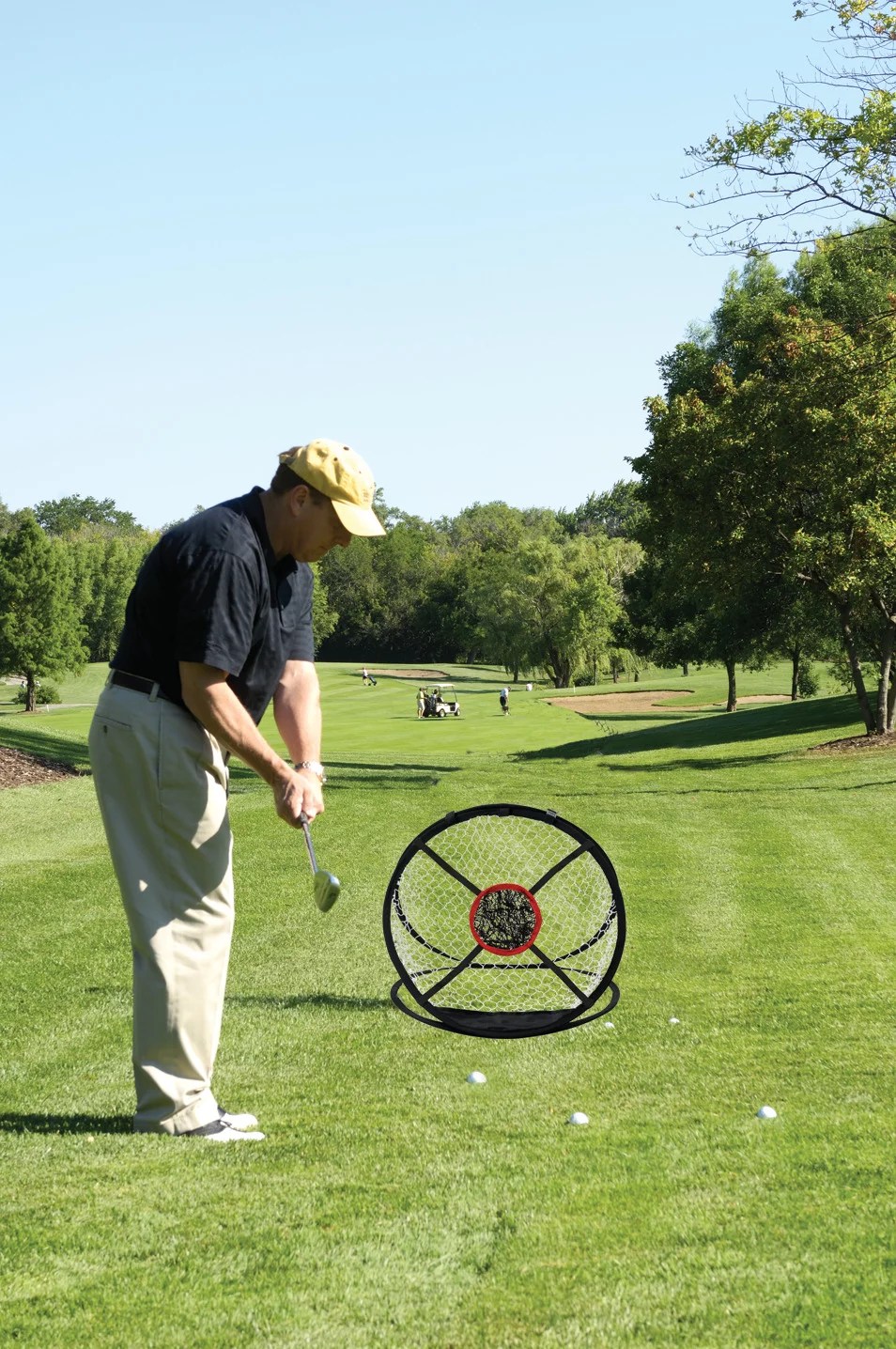 Tour Motion Golf PopUp Chipping Net Academy